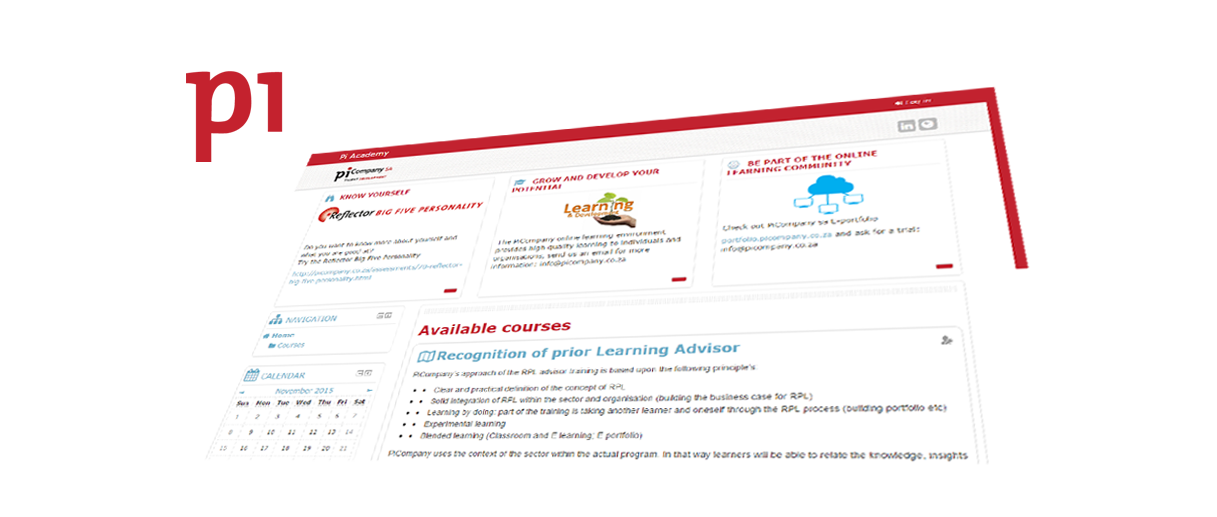 Pi Academy. E-learning voor Talent Development.
