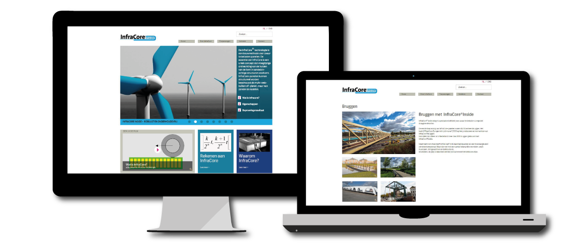 FiberCore Europe product-website voor 